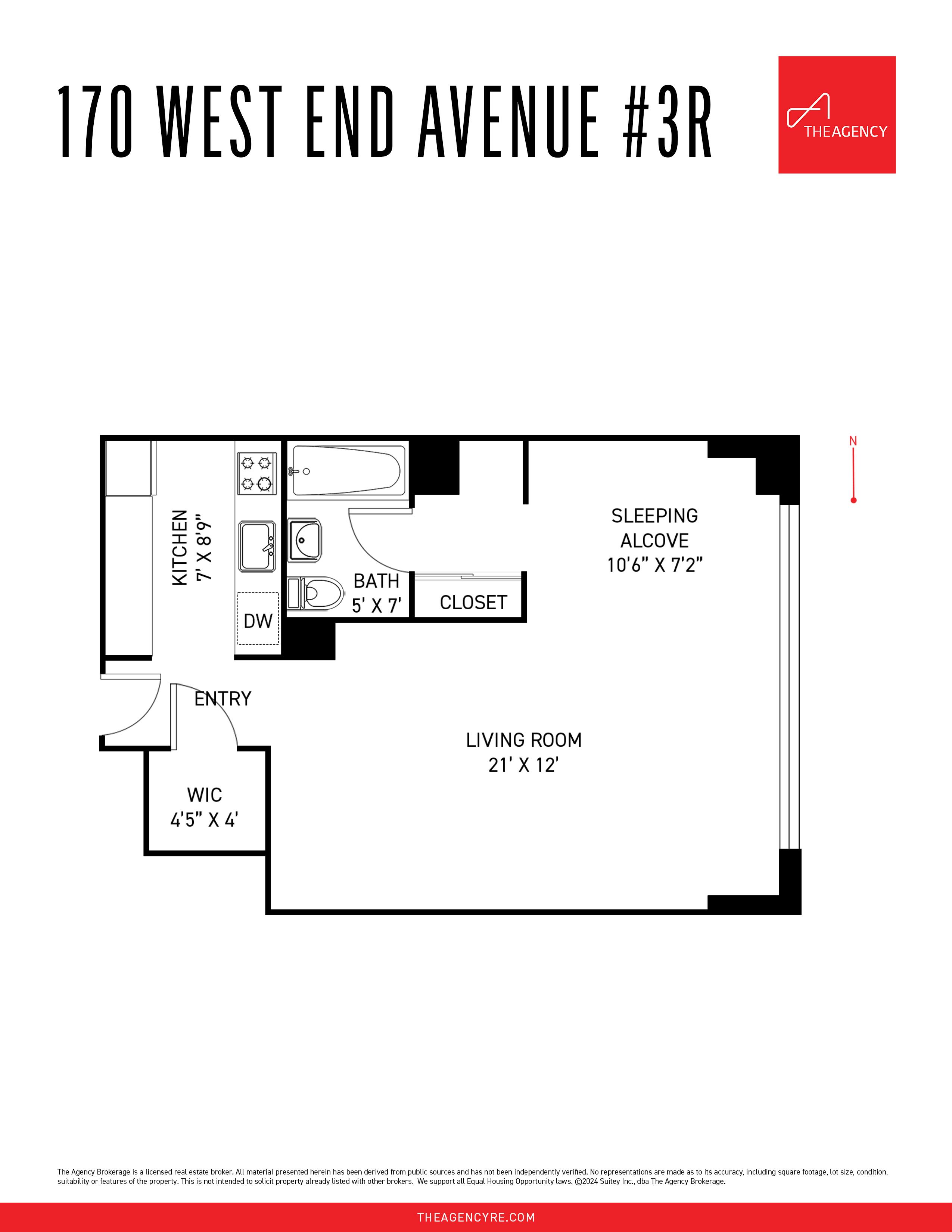 Floorplan for 170 West End Avenue, 3-R