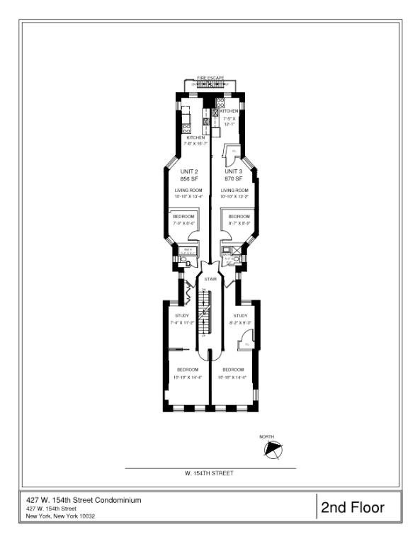 427 West 154th Street 2, Hamilton Heights, Upper Manhattan, NYC - 2 Bedrooms  
1 Bathrooms  
6 Rooms - 