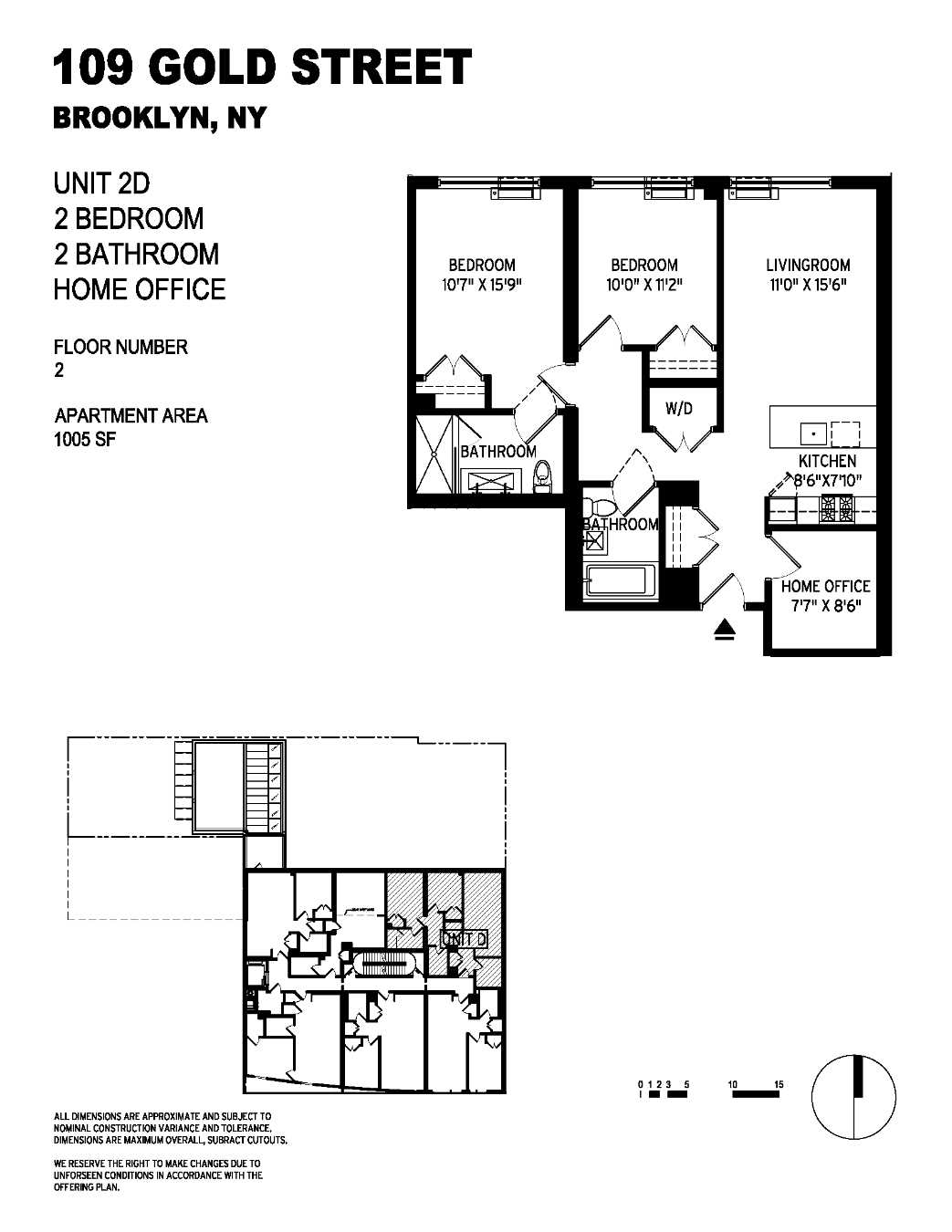 Floorplan for 109 Gold Street, 2D