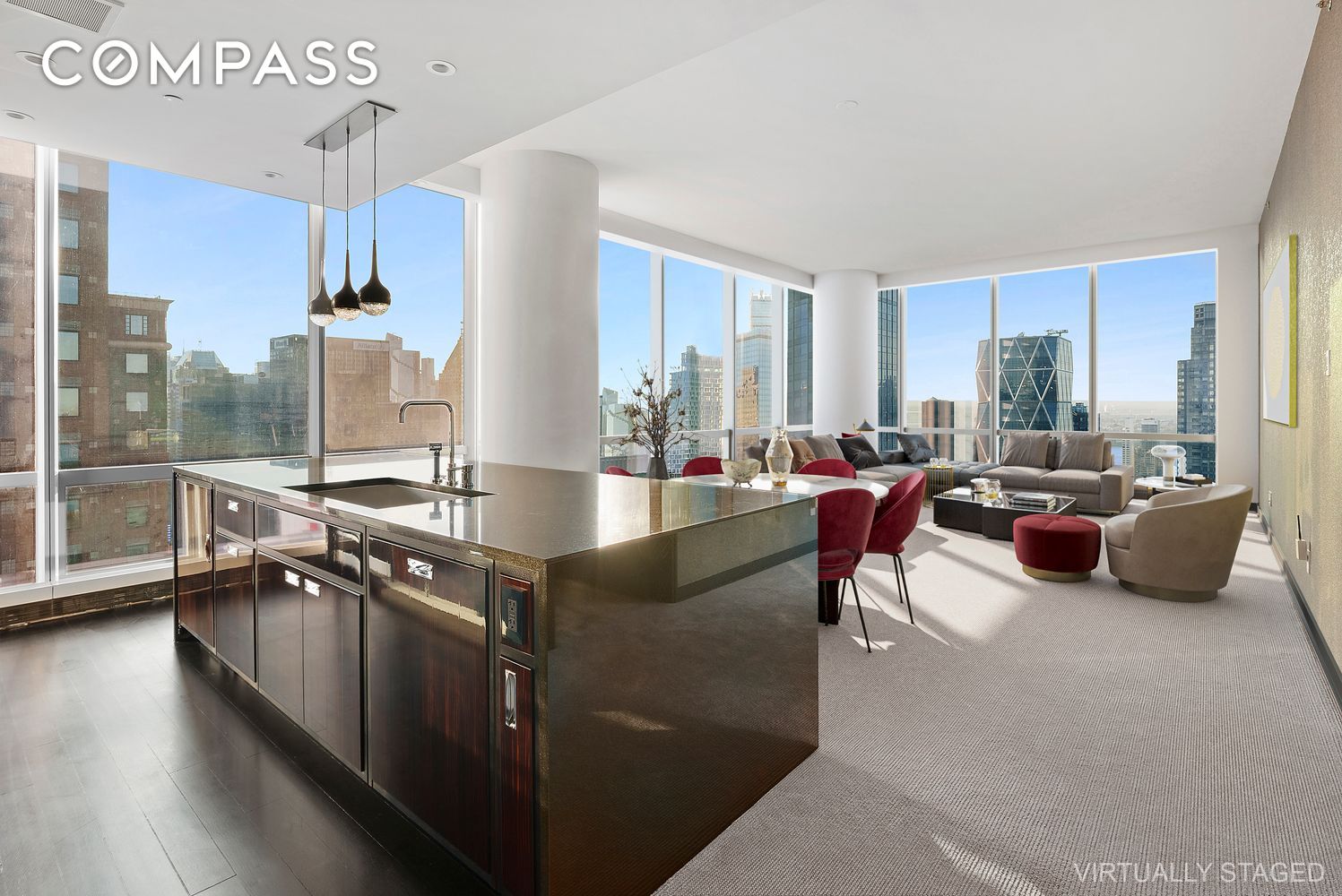 157 West 57th Street 49B, Midtown Central, Midtown East, NYC - 2 Bedrooms  
2.5 Bathrooms  
5 Rooms - 