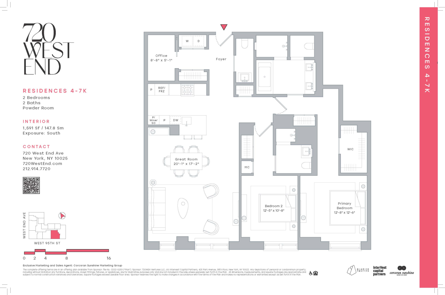 Floorplan for 720 West End Avenue, 4K