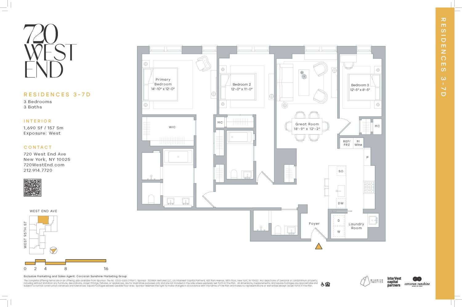 Floorplan for 720 West End Avenue, 5D