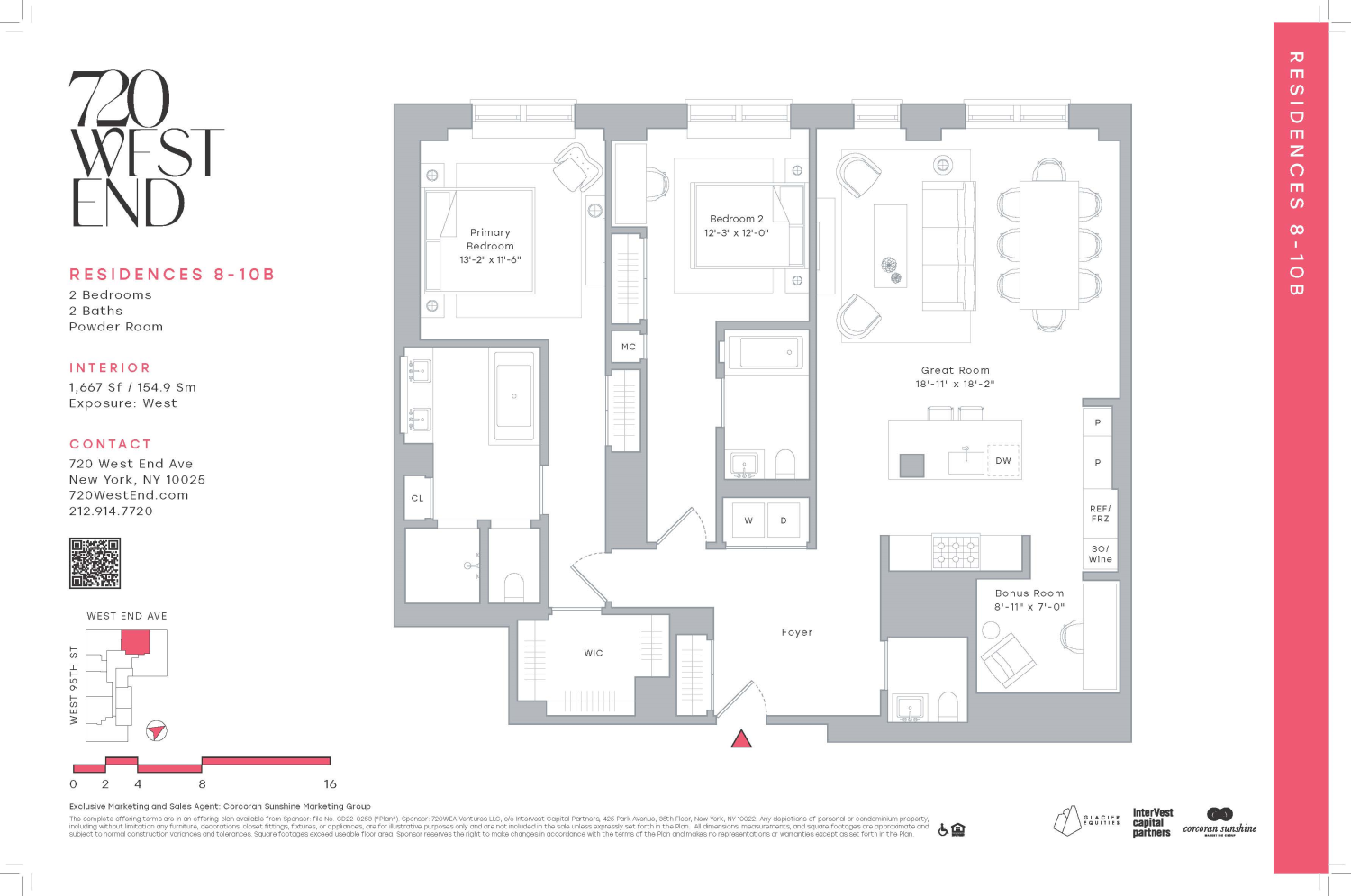 Floorplan for 720 West End Avenue, 9B