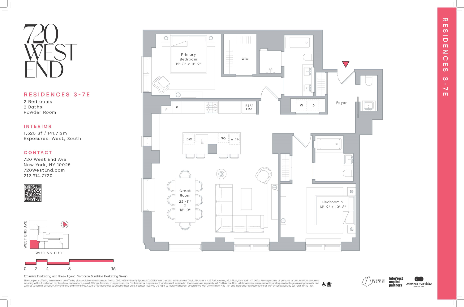 Floorplan for 720 West End Avenue, 4E