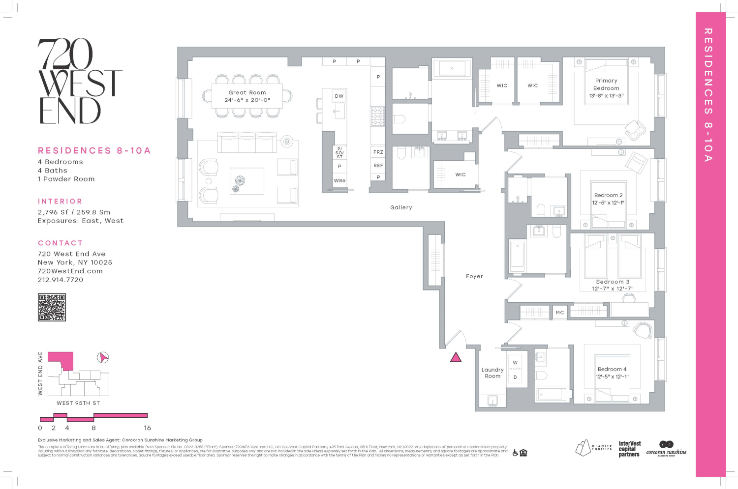 Floorplan for 720 West End Avenue, 10A