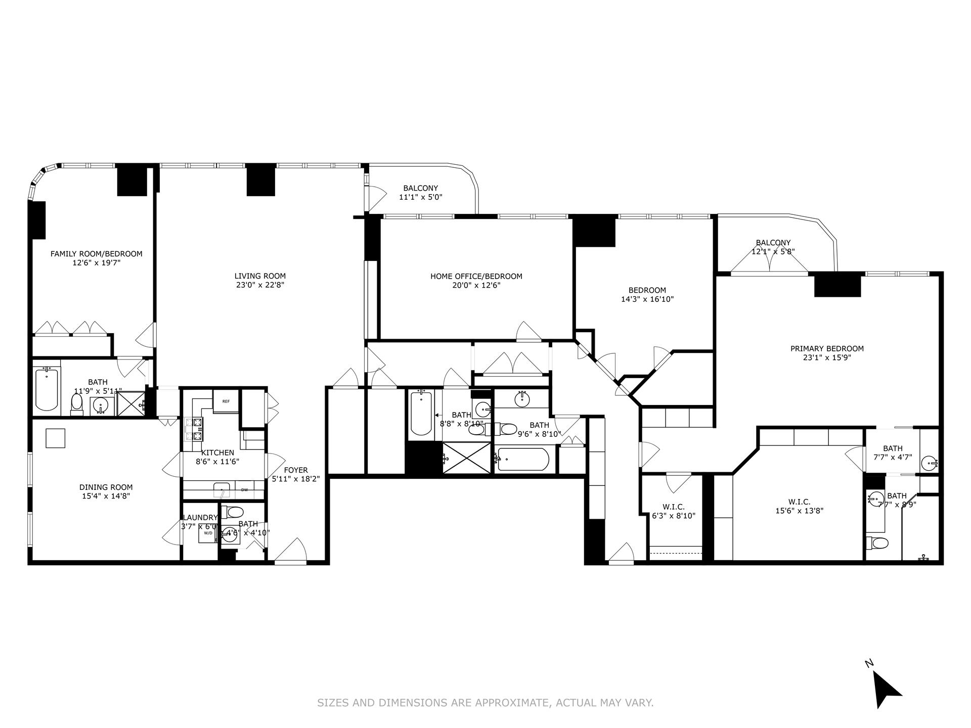 Floorplan for 530 East 76th Street, 8CDEF