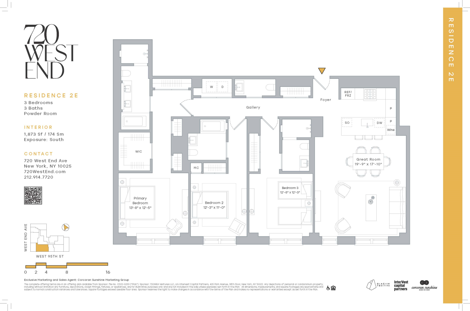 Floorplan for 720 West End Avenue, 2E