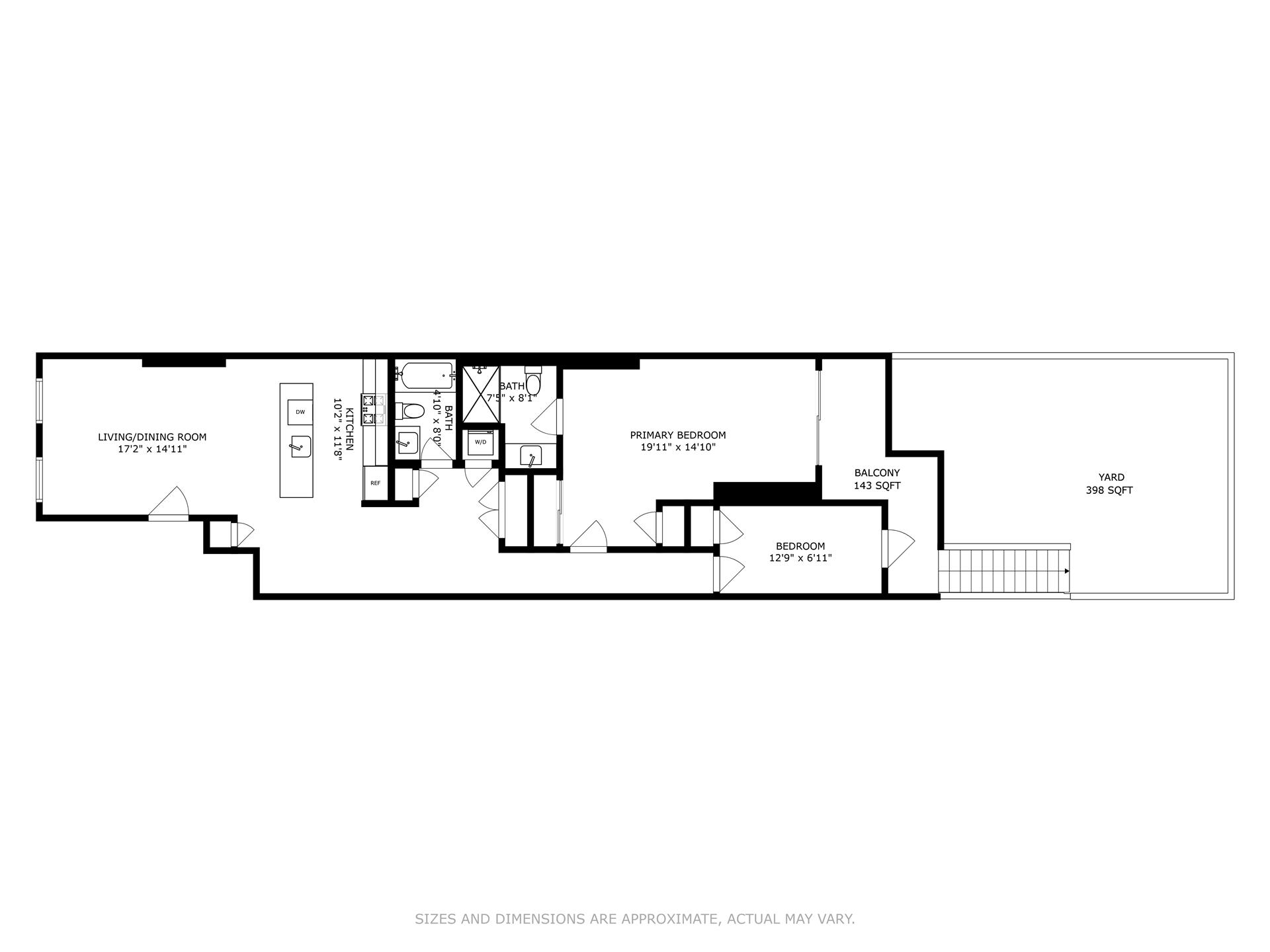 Floorplan for 5 West, 120th Street, 1