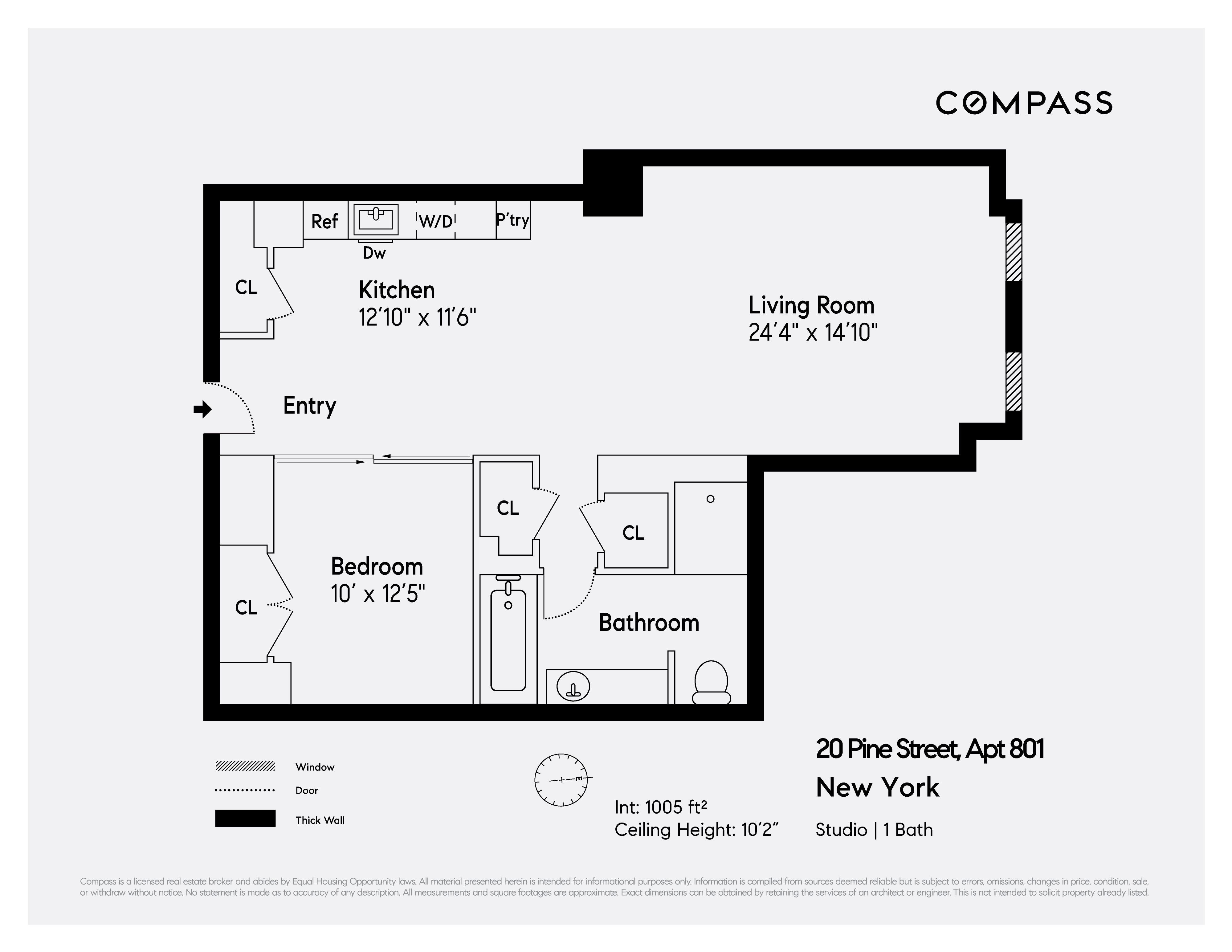 Floorplan for 20 Pine Street, 801