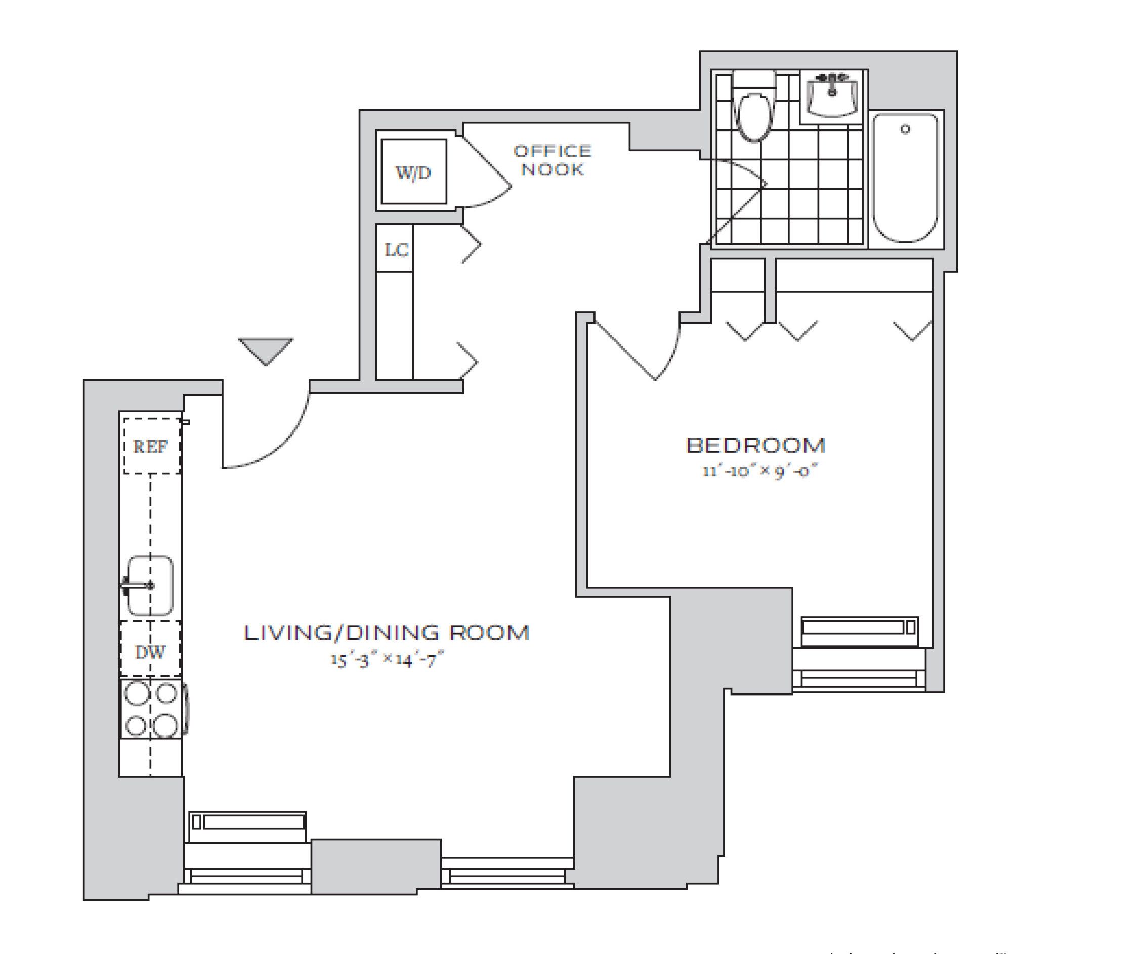 Floorplan for 70 Pine Street, 4606