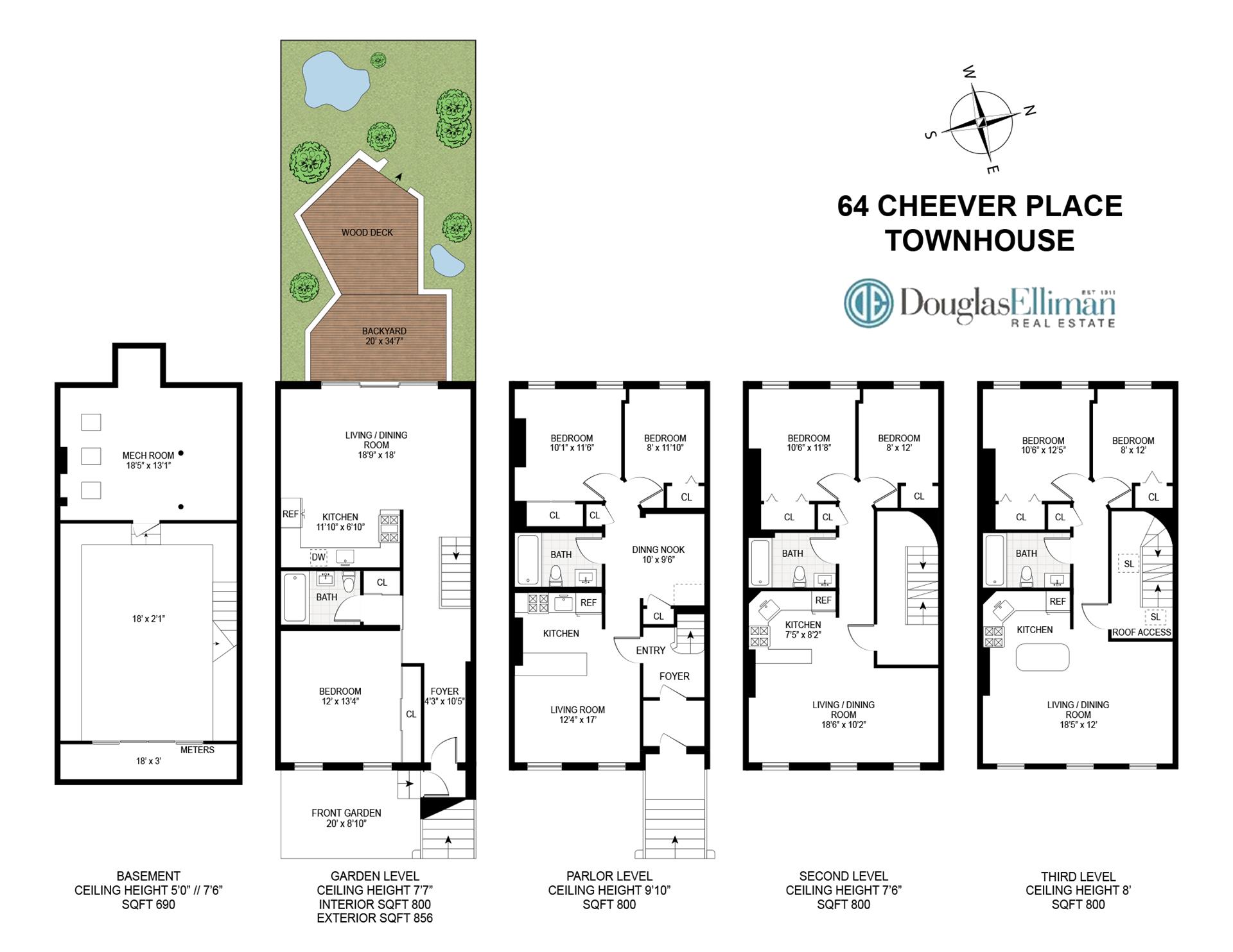 Floorplan for 64 Cheever Place