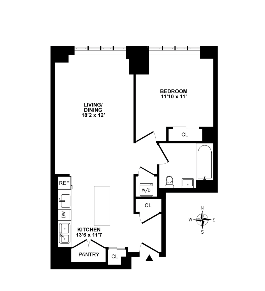 Floorplan for 234 East 23rd Street, 3D