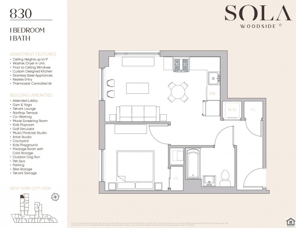 Floorplan for 72-01 Queens Boulevard, 830