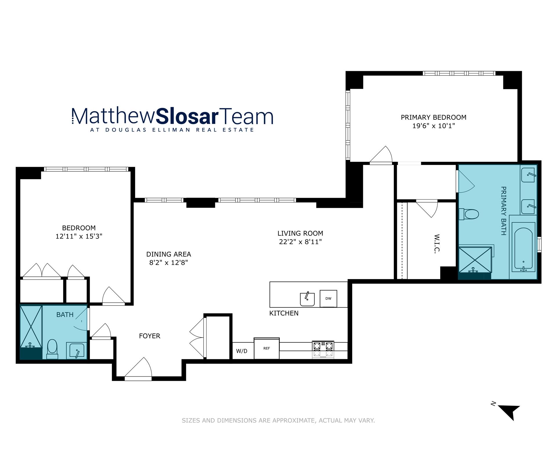 Floorplan for 143 Reade Street, 7B