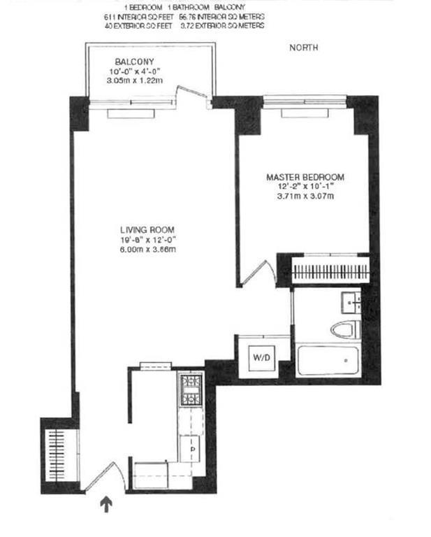 Floorplan for 515 East 72nd Street, 27-J