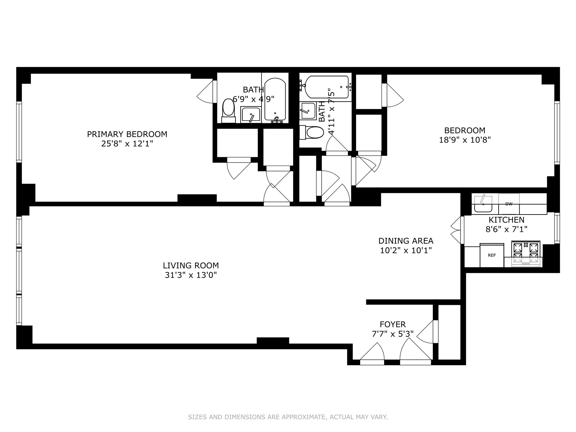 Floorplan for 10 East End Avenue, 2M