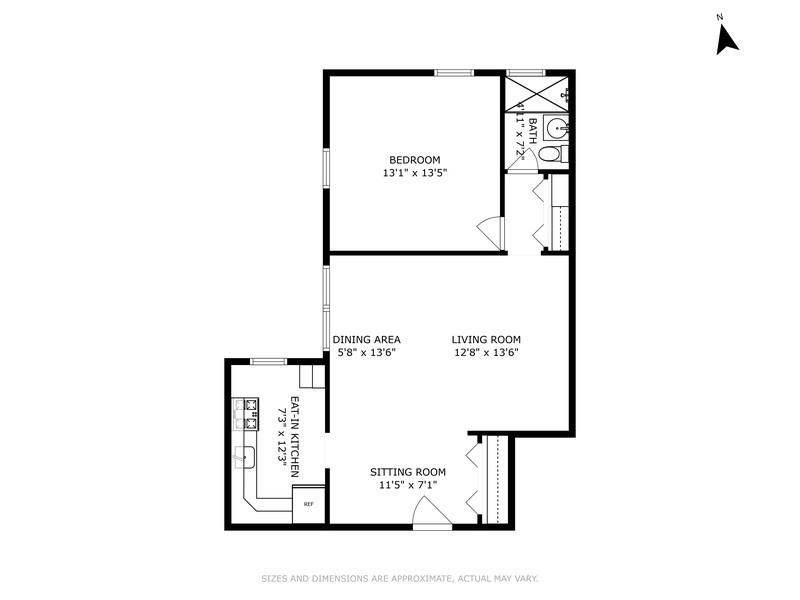 Floorplan for 145 72nd Street, F12