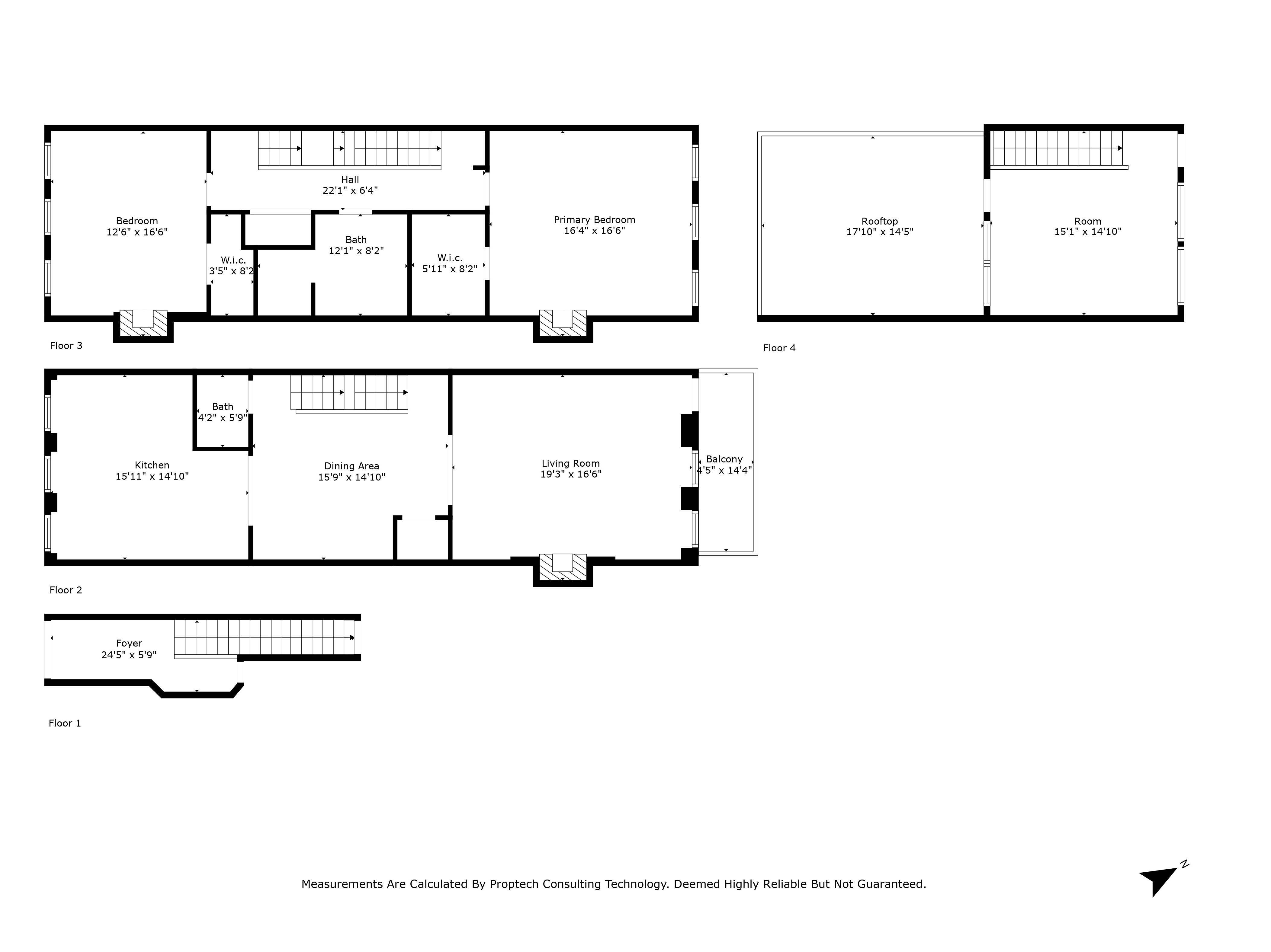 Floorplan for 131 West 131st Street, 3