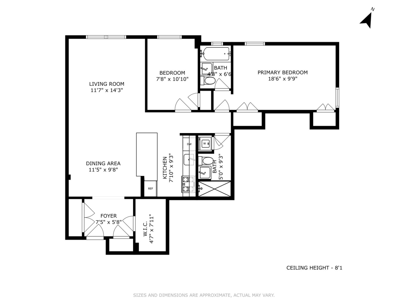 Floorplan for 9511 Shore Road, 509