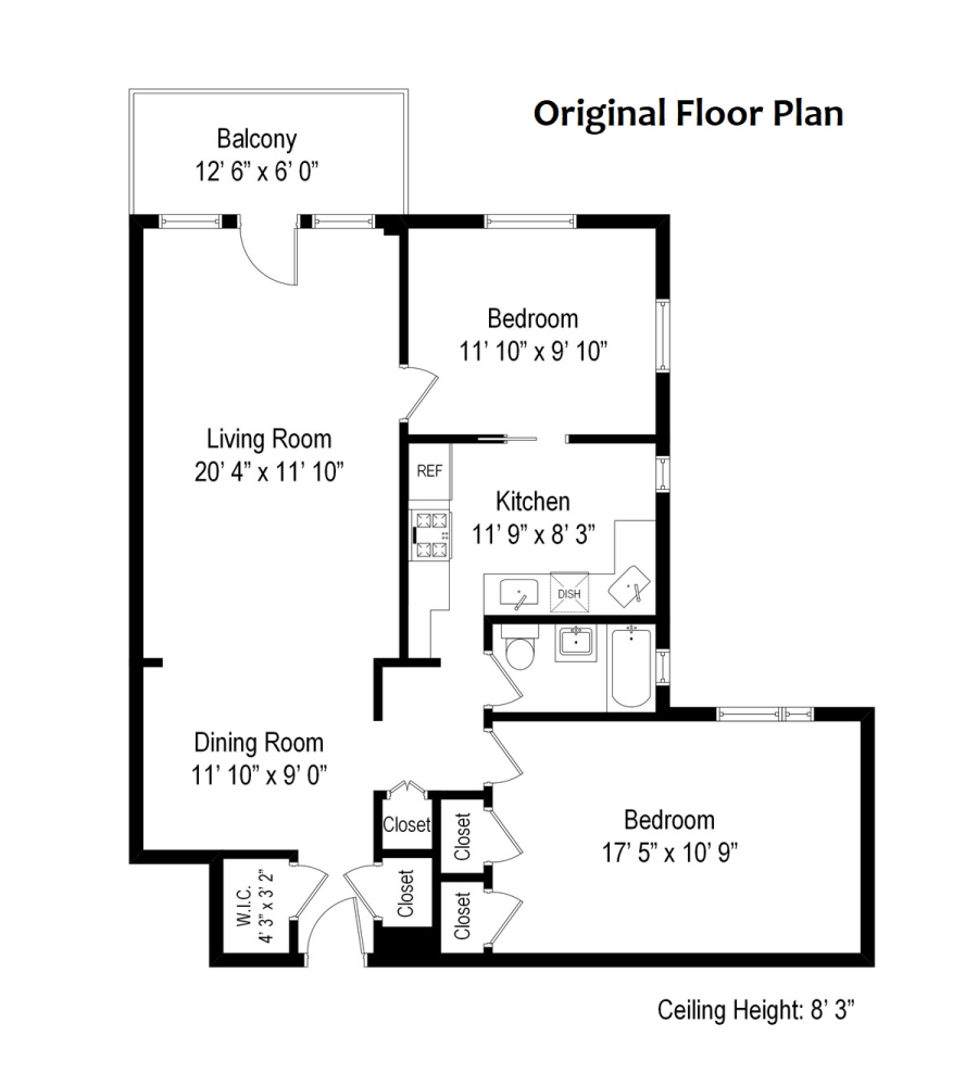 Floorplan for 800 Ocean Parkway, 6C