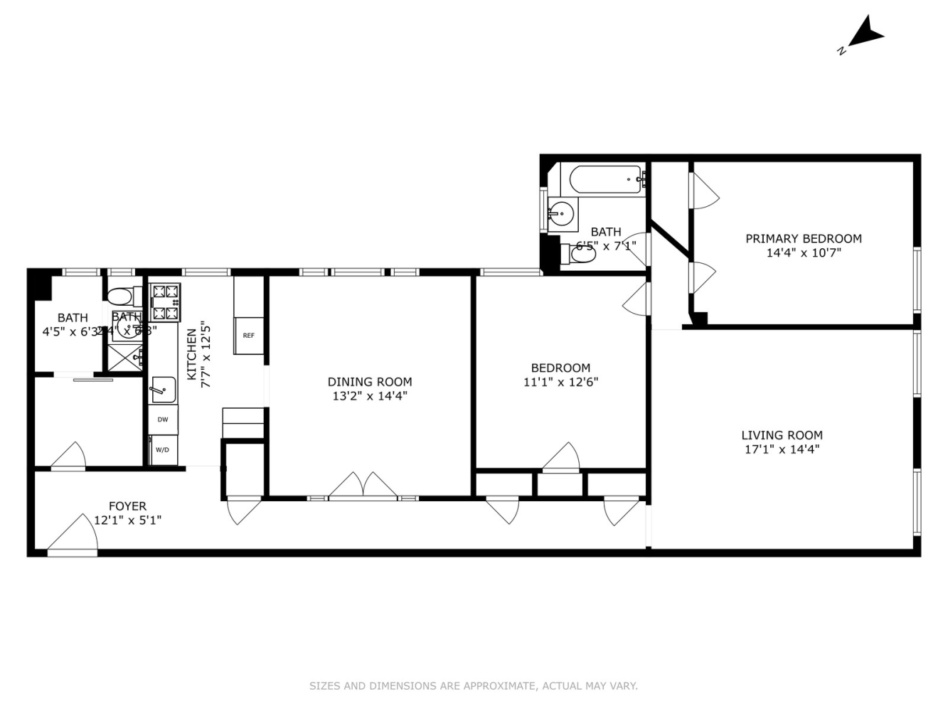 Floorplan for 35 West 82nd Street, 5B