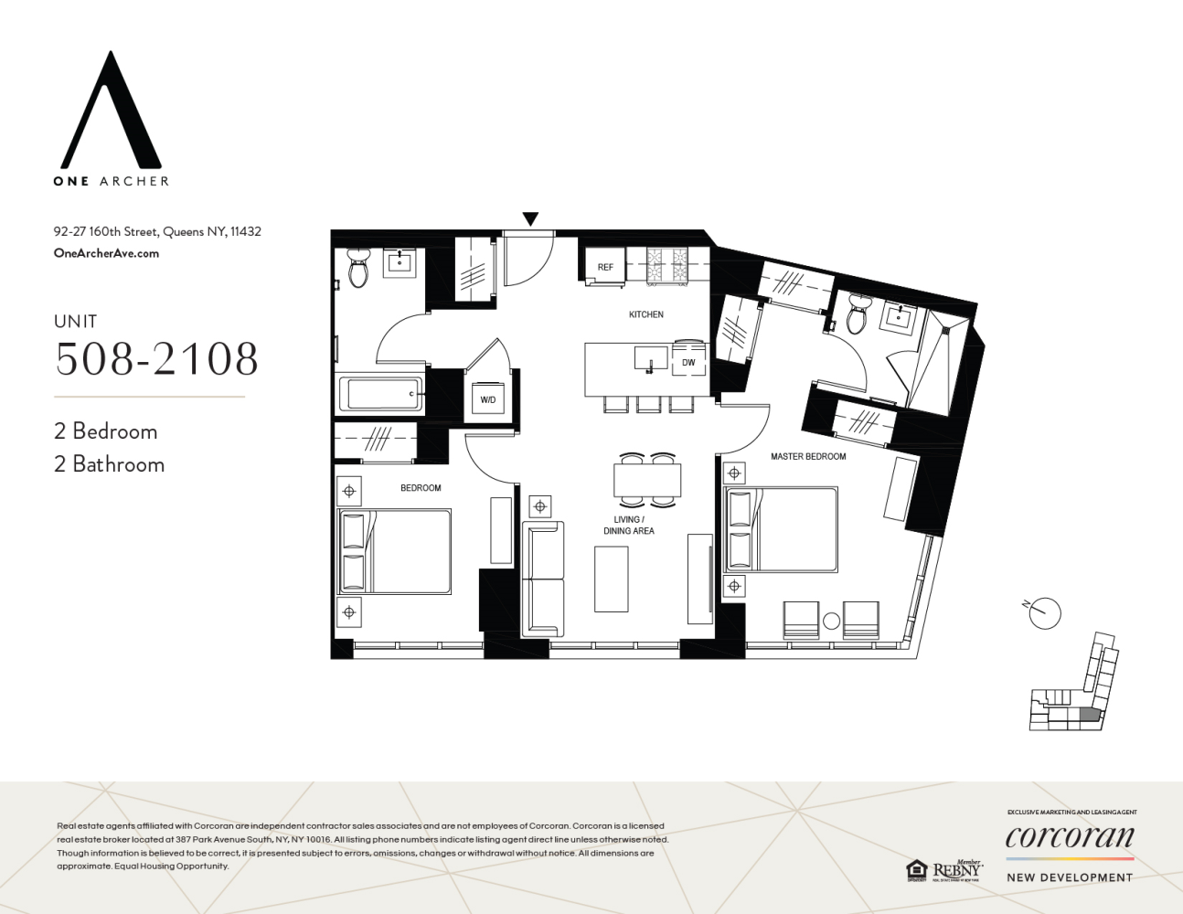 Floorplan for 92-27 160th Street, 21108