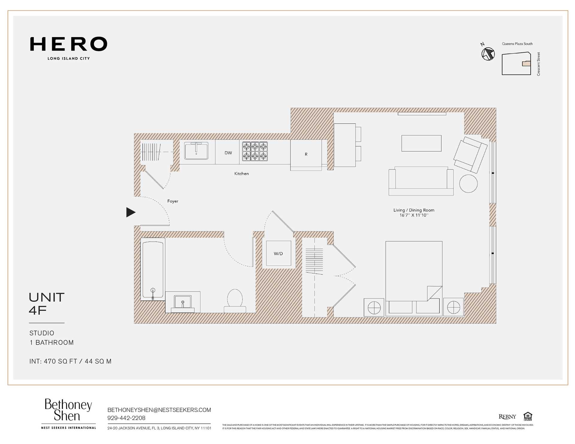 Floorplan for 24-16 Queens Plaza South, 4-F