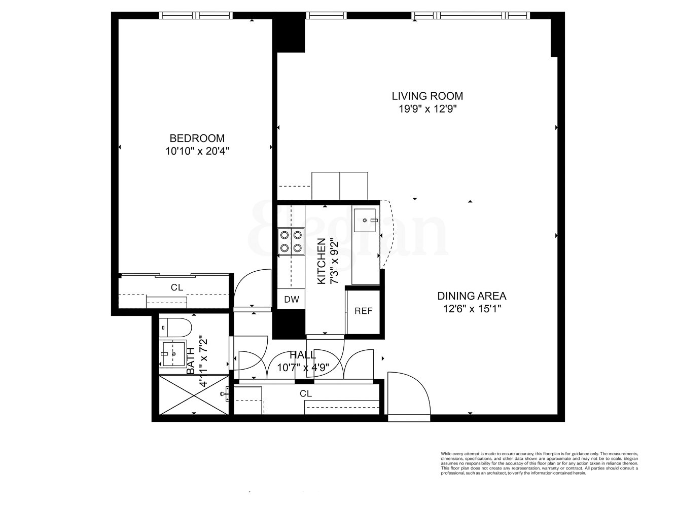 Floorplan for 200 East 84th Street, 15-G