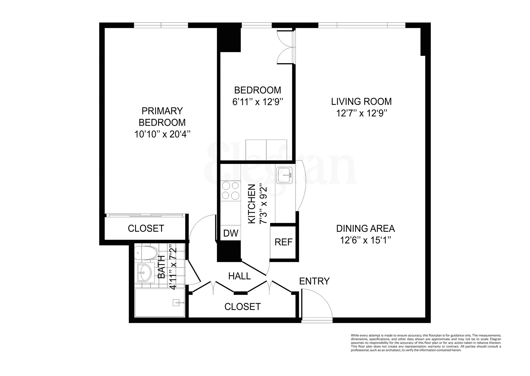 Floorplan for 200 East 84th Street, 15-G