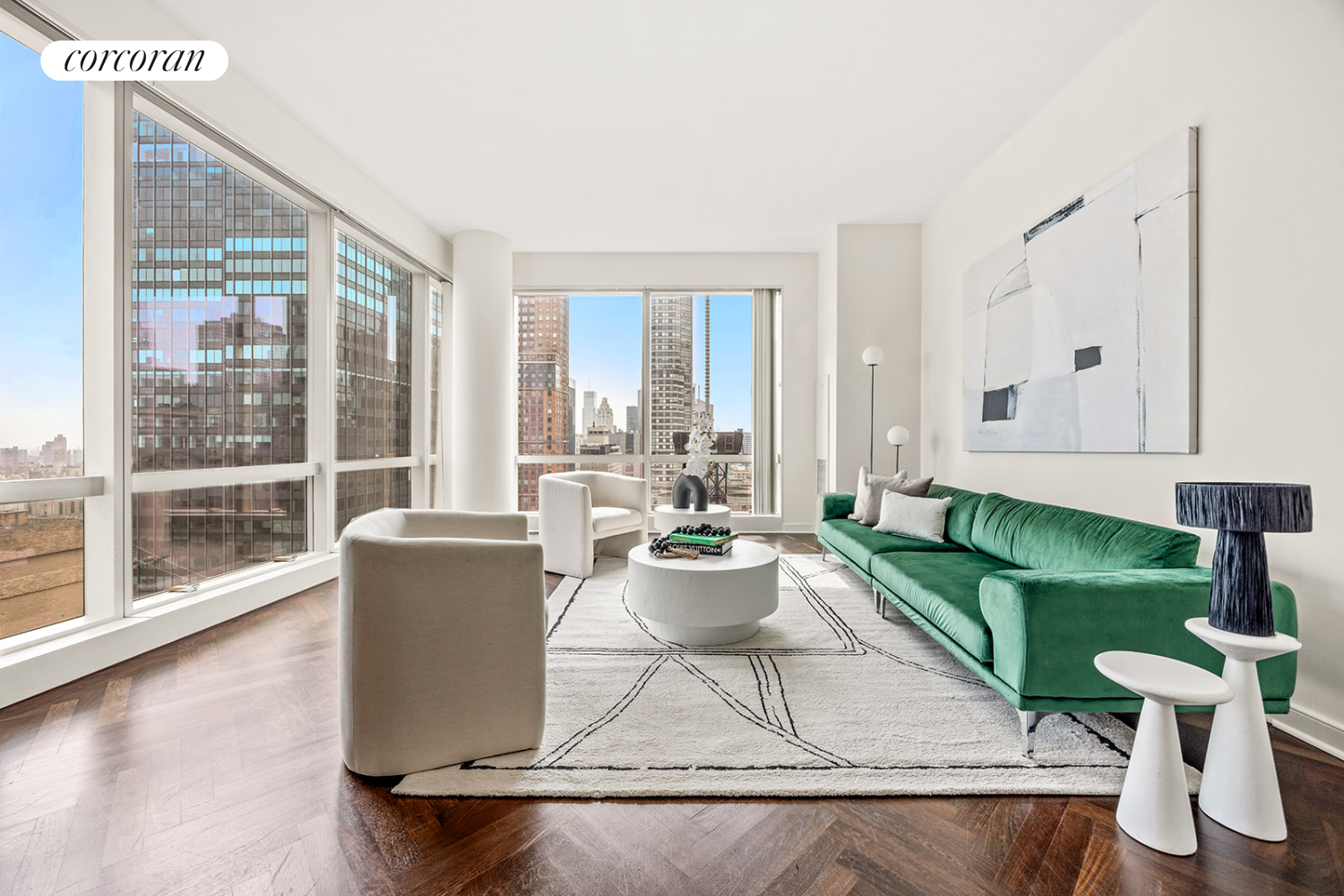 230 West 56th Street 50B, Chelsea And Clinton, Downtown, NYC - 2 Bedrooms  
2 Bathrooms  
4 Rooms - 