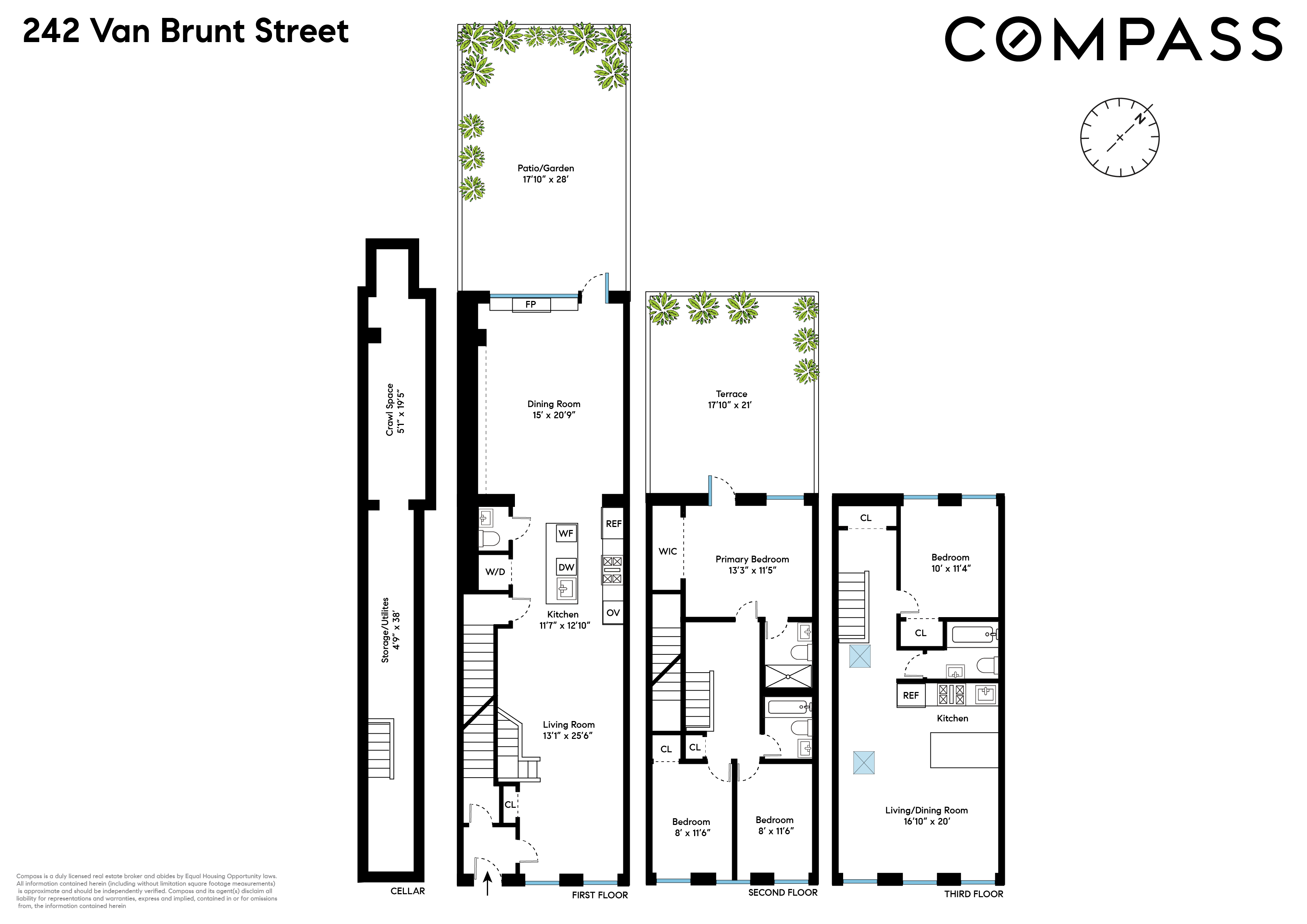 Floorplan for 242 Van Brunt Street