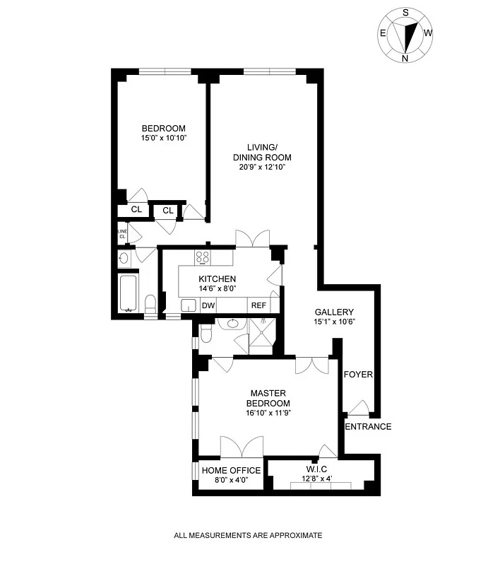 Floorplan for 333 East 53rd Street, 5KL