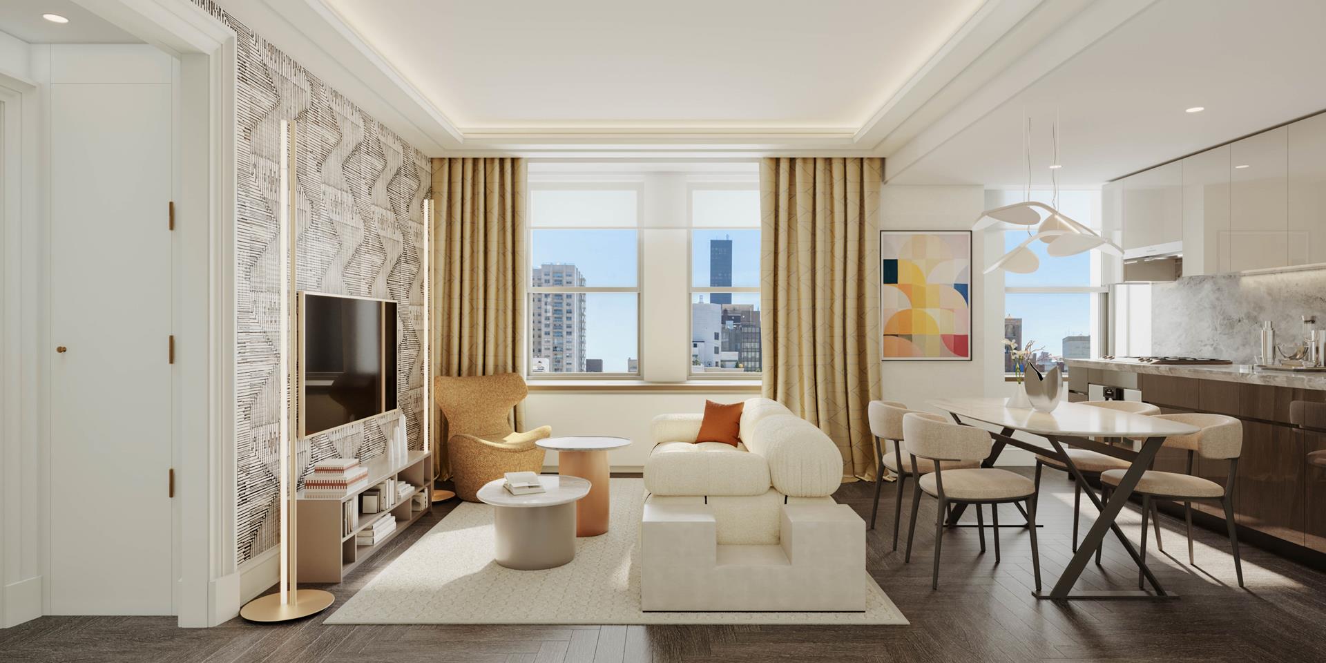 303 Park Avenue 2033, Midtown East, Midtown East, NYC - 1 Bedrooms  
1.5 Bathrooms  
3 Rooms - 