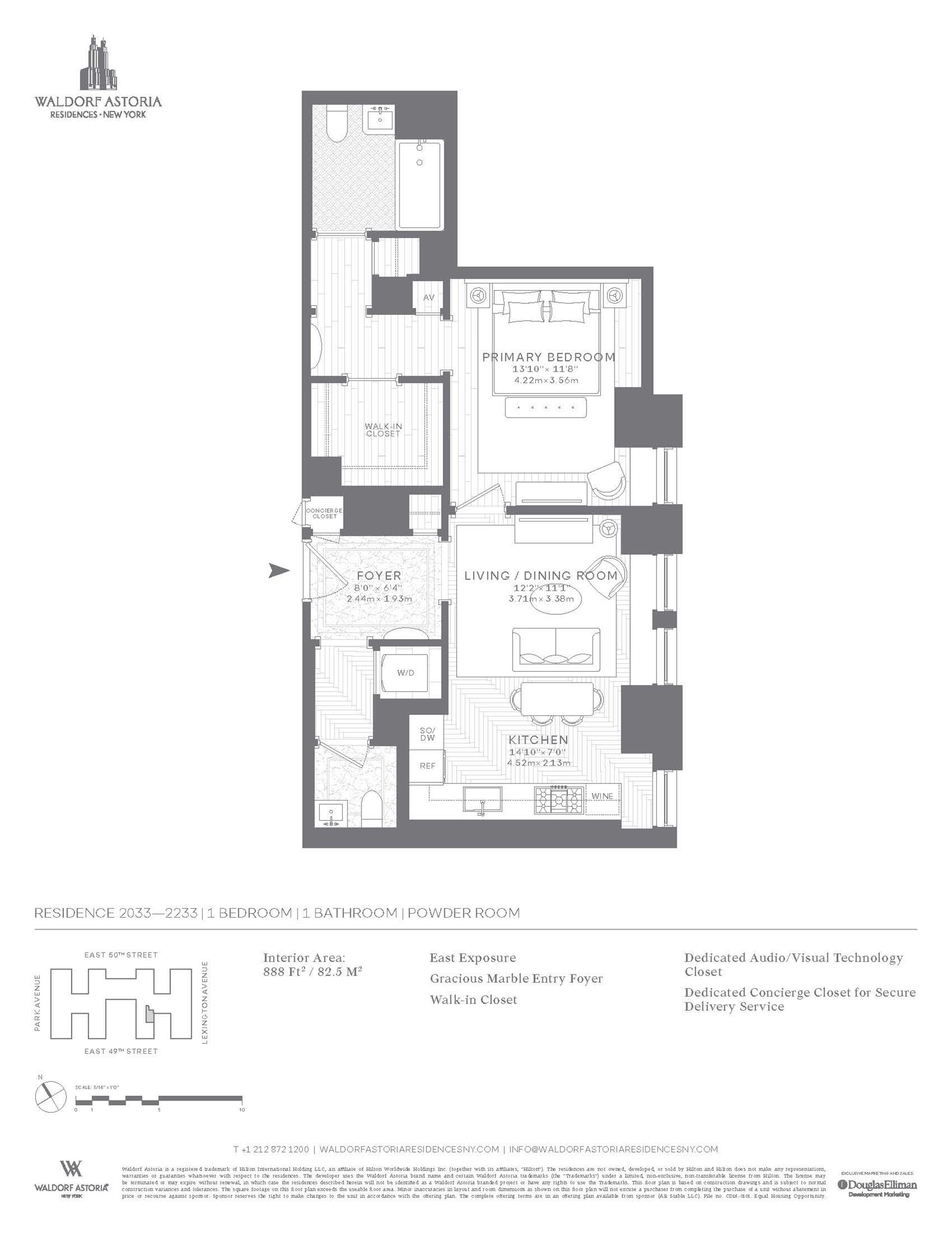 Floorplan for 303 Park Avenue, 2033