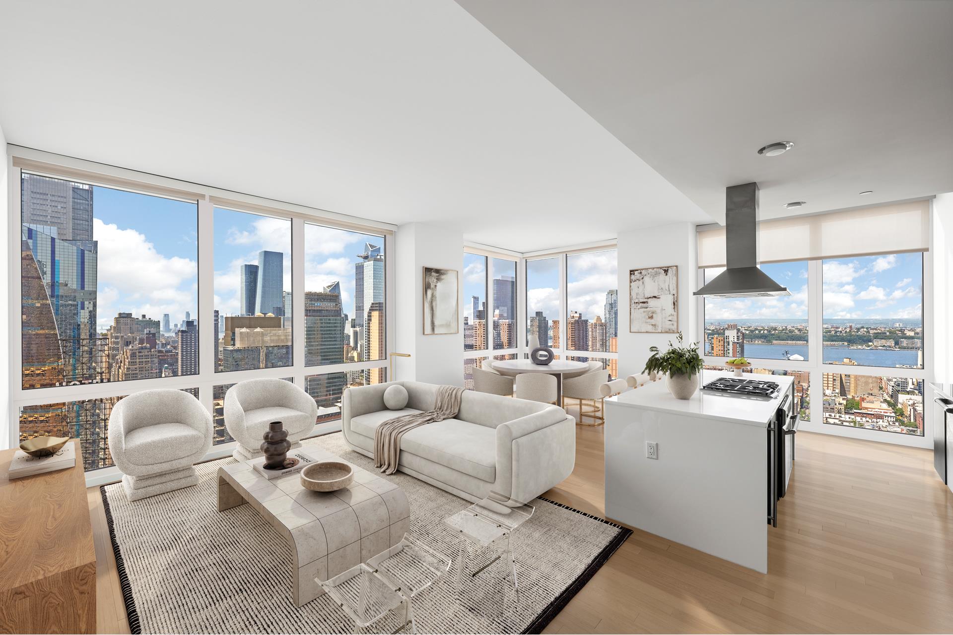 247 West 46th Street 3702, Chelsea And Clinton, Downtown, NYC - 2 Bedrooms  
2.5 Bathrooms  
4 Rooms - 