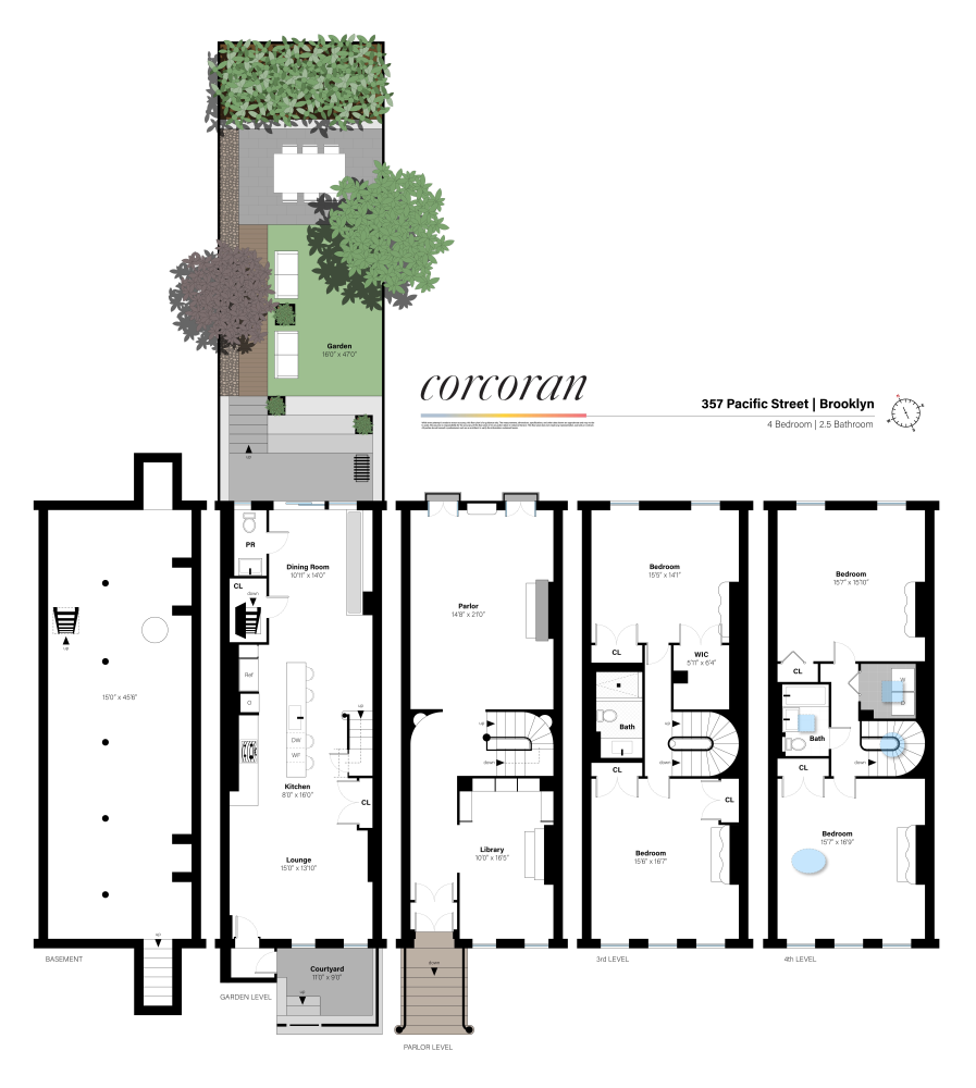 Floorplan for 357 Pacific Street