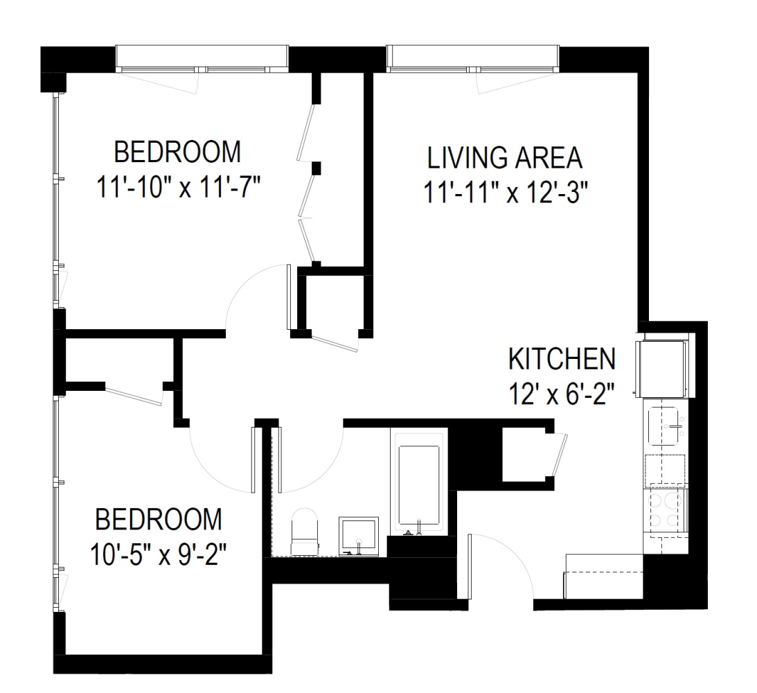 Floorplan for 123 Melrose Street, 561