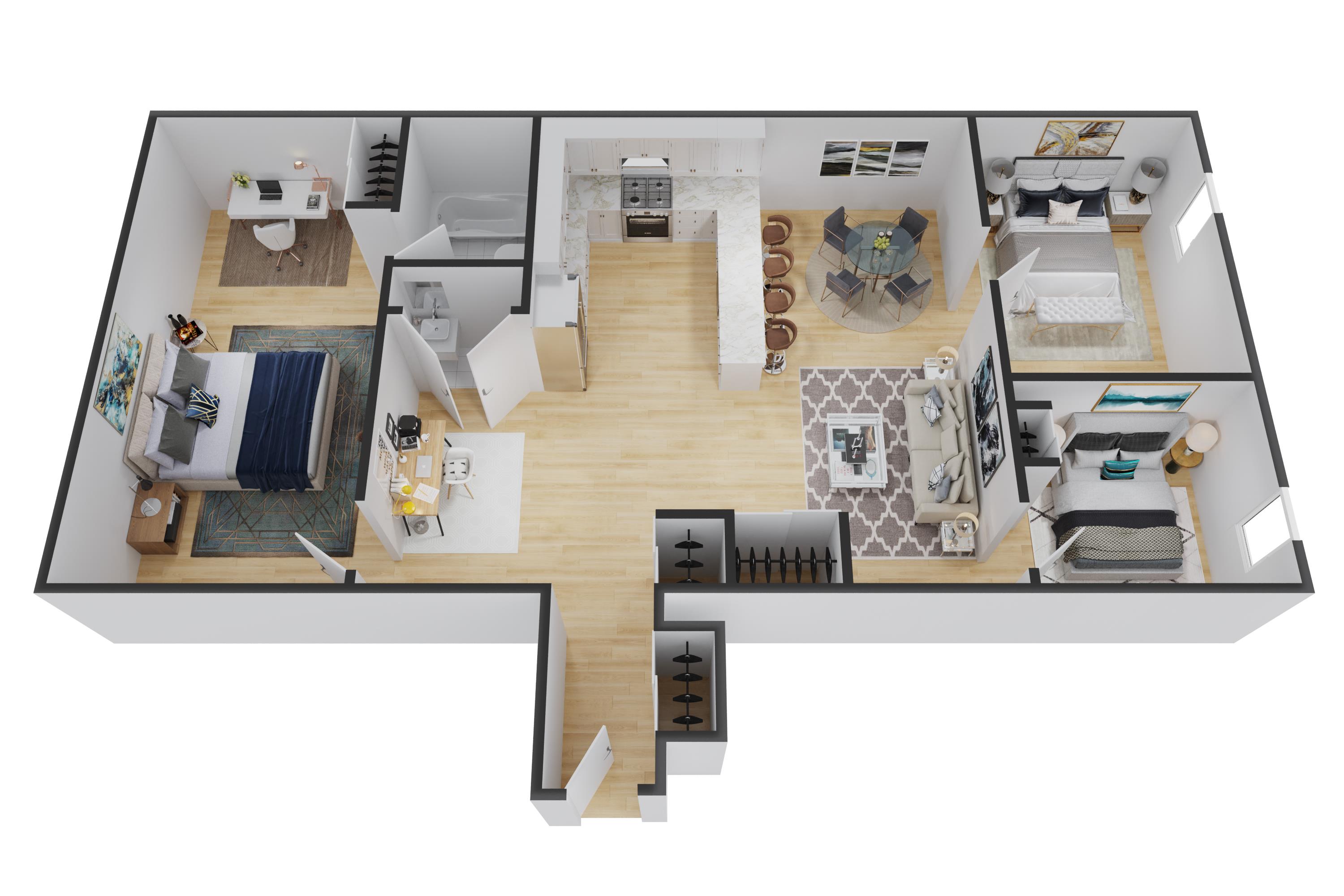 Floorplan for South William Street, 2-A