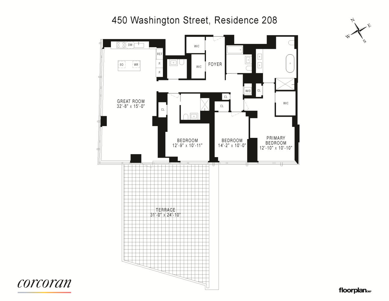 Floorplan for 450 Washington Street, 802