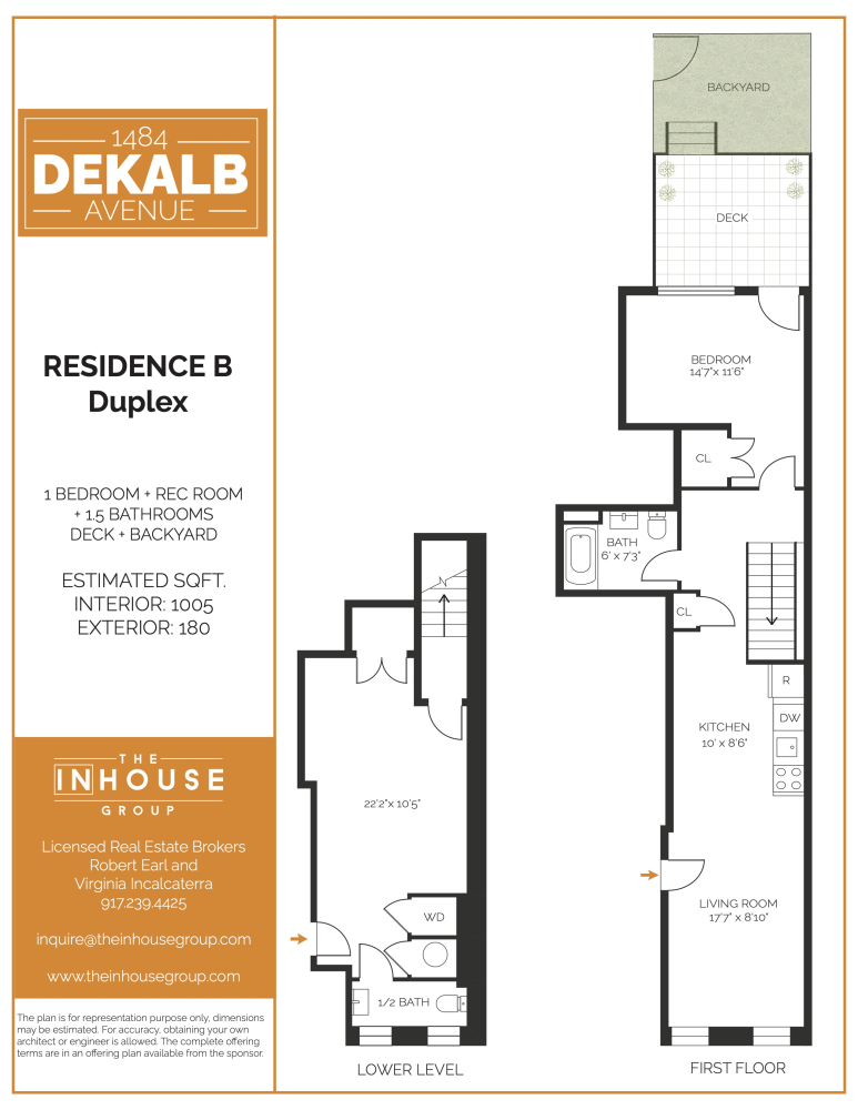 Floorplan for 1484 Dekalb Avenue, B