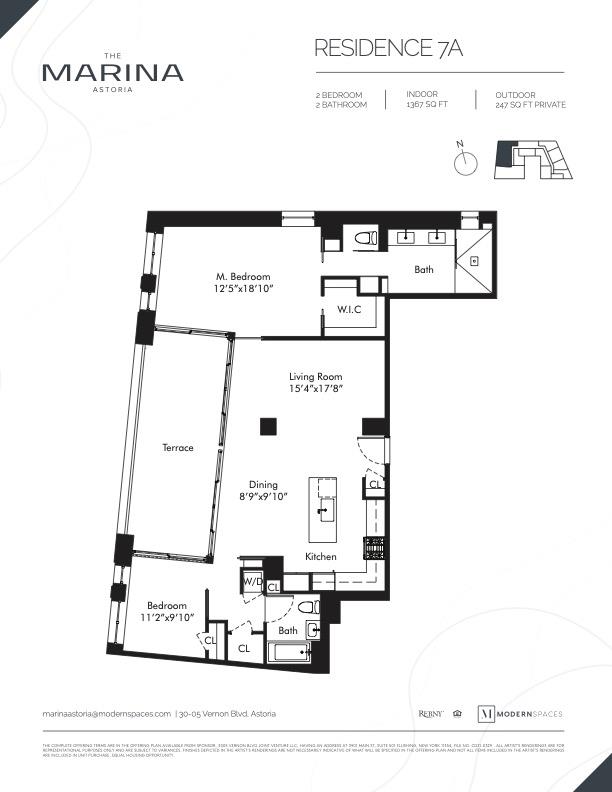 Floorplan for 30-05 Vernon Boulevard, 7-A