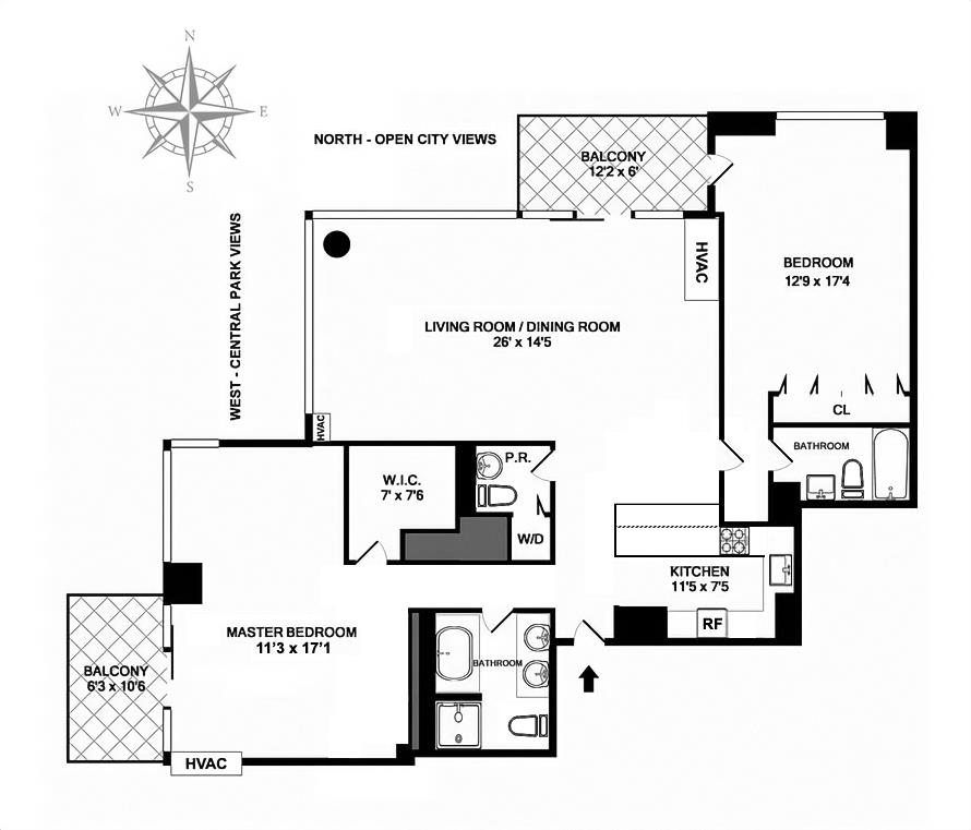 Floorplan for 200 East 69th Street, 31-A