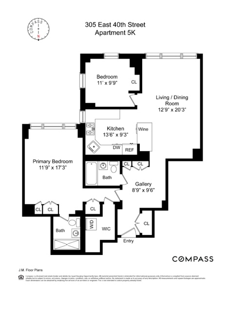 Floorplan for 305 East 40th Street, 5K