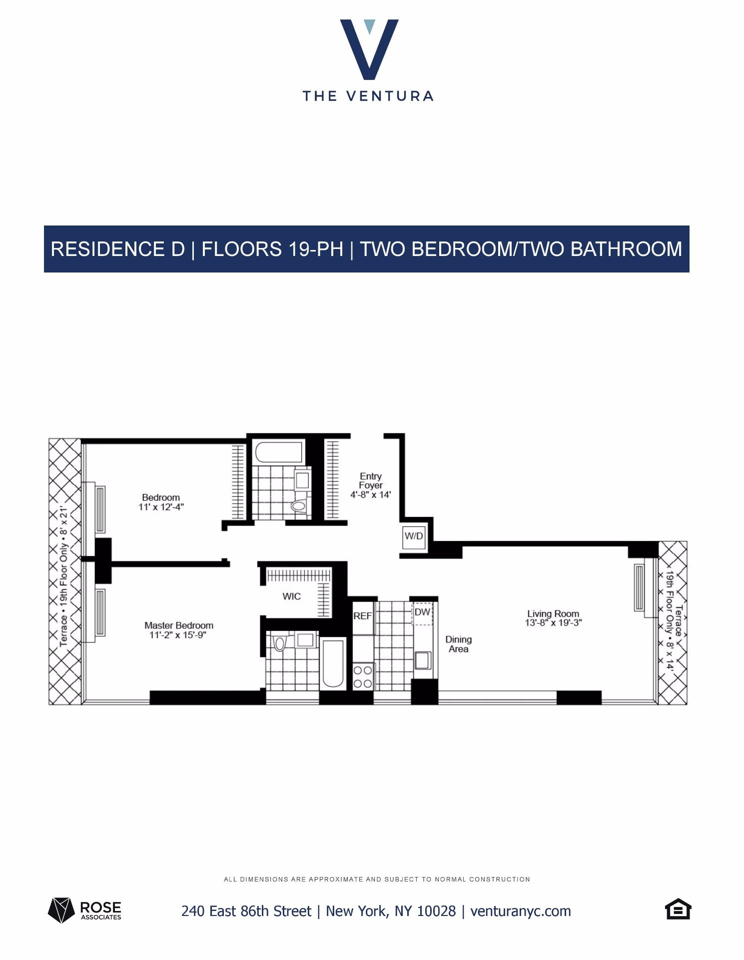 Floorplan for 240 East 86th Street, 21-D