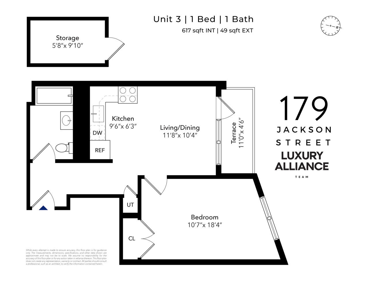 Floorplan for 179 Jackson Street, 3