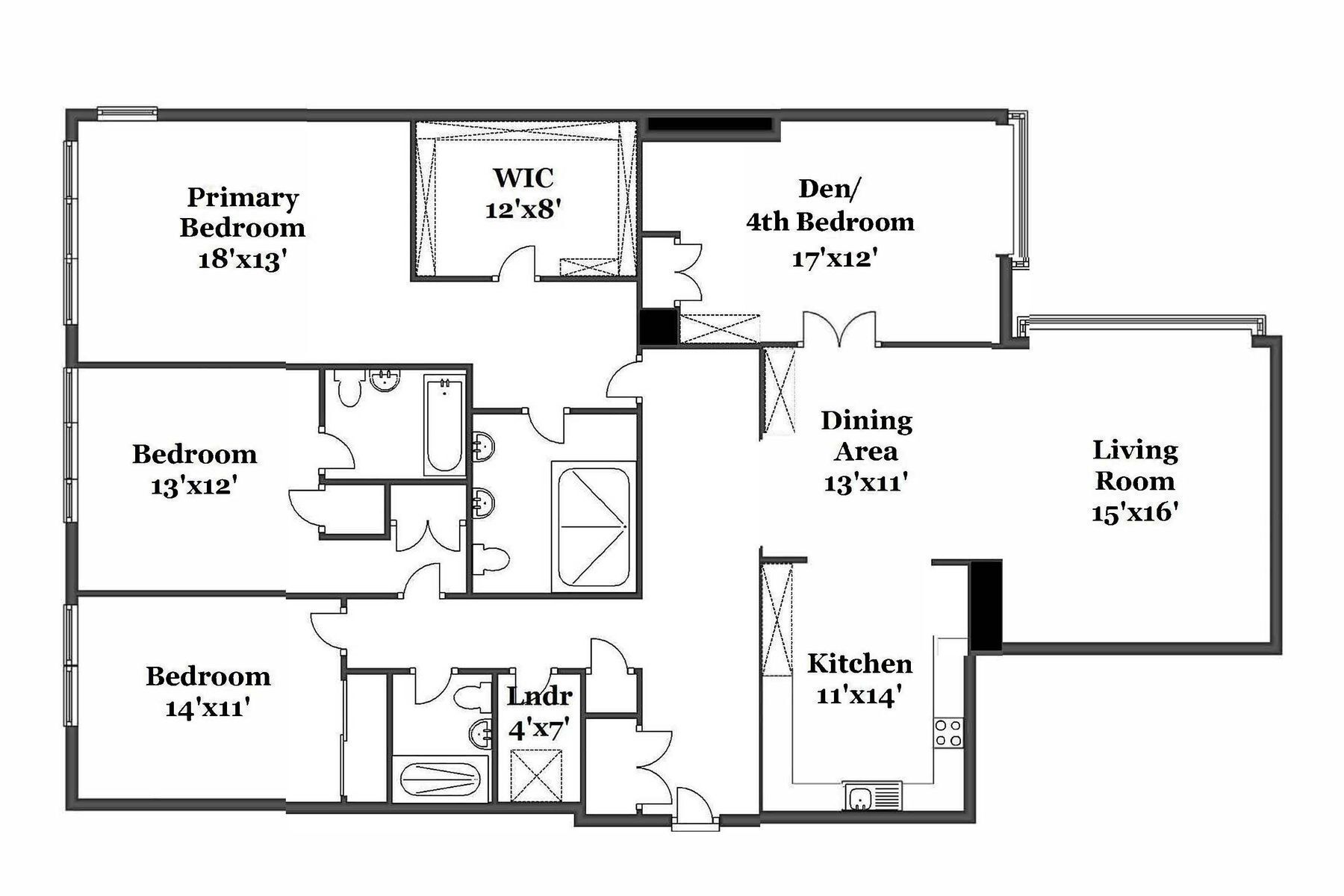 Floorplan for 181 East 65th Street, 5A