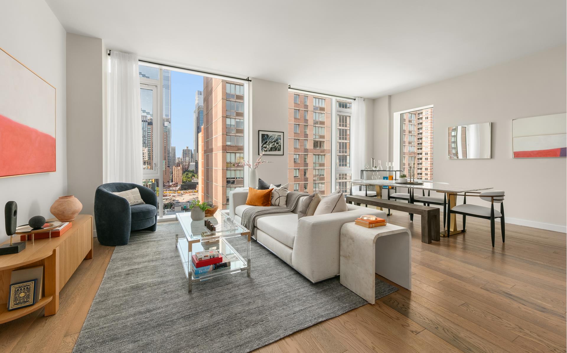 505 West 43rd Street Phh, Hells Kitchen, Midtown West, NYC - 3 Bedrooms  
3.5 Bathrooms  
6 Rooms - 