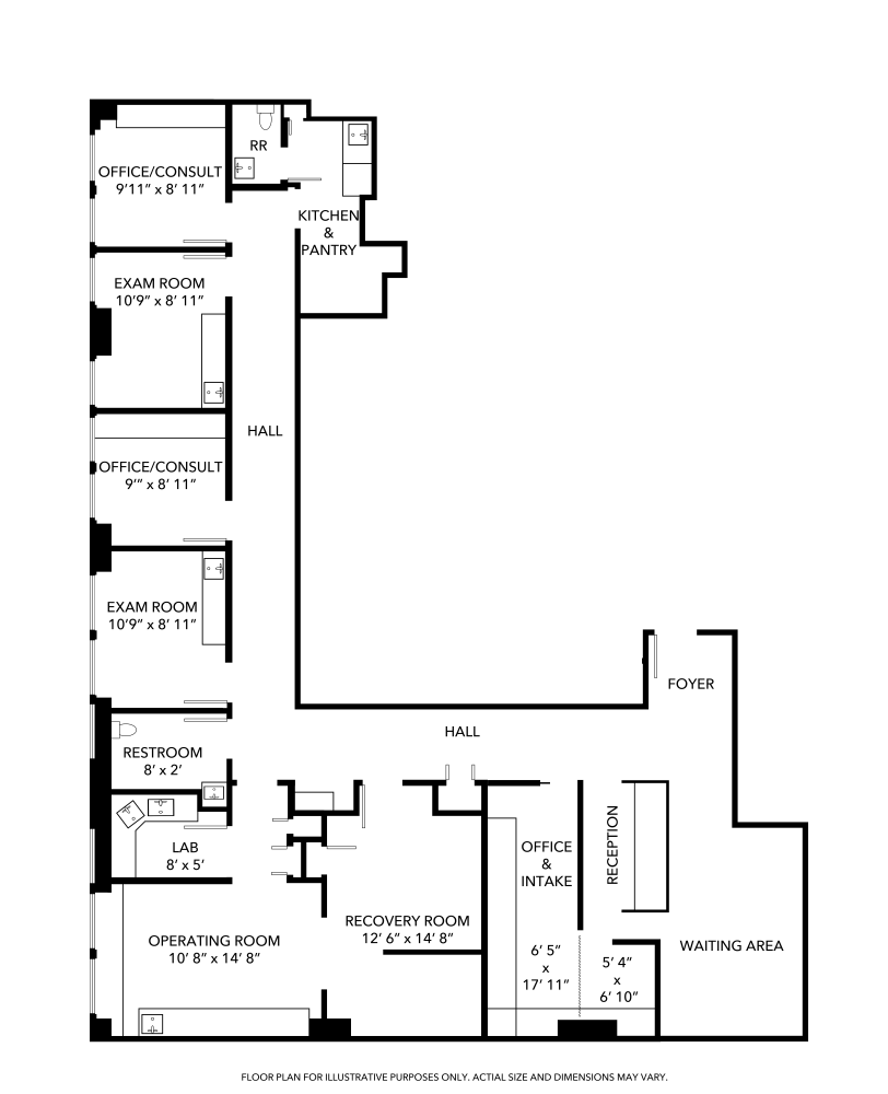 Floorplan for 70 West 36th Street, 5C