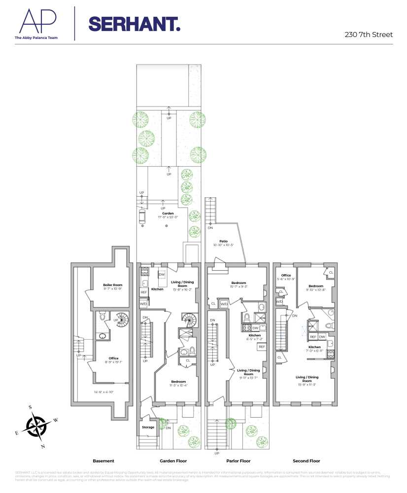 Floorplan for 230 7th Street