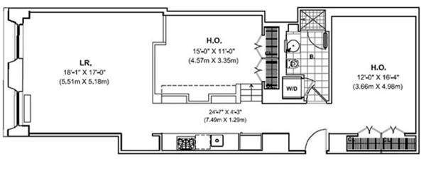 Floorplan for 15 Broad Street, 2206